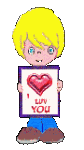 Gif animé amour coeur